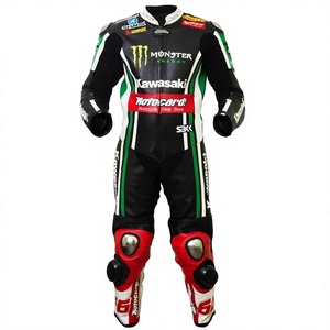 Traje de Carreras de Motocicleta de Una Pieza Tom Sykes Rawasaki WSBK, Traje de Carreras Profesional con Armadura de Nivel 2 CE - Product Image 1
