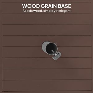 Base per Ombrellone da Giardino in Acciaio Inossidabile, Forma Quadrata, Raggio 3M, per Patio, Spiaggia, Hotel - Product Image 2