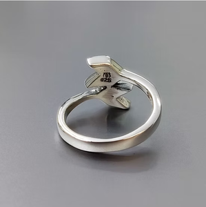 Bague en argent sterling lisse avec motif flèche, bijoux de haute qualité pour la vente en gros par JAIPUR SILVER - Product Image 4