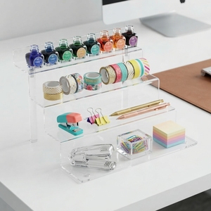 Custom Modern Acrylic Portable Lightweight for Product <b>Display</b> Stand Clear Retail Countertop for Rack for Product - Product Image 1