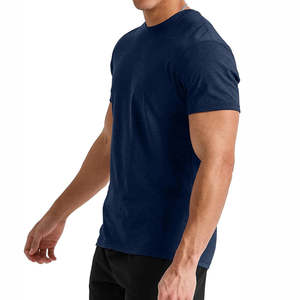 เสื้อยืดผู้ชายทรงปกติ ผ้าฝ้าย 100% สำหรับฤดูร้อน สวมใส่สบาย ไม่ยับง่าย แขนสั้น สไตล์สตรีทแวร์ - Product Image 5