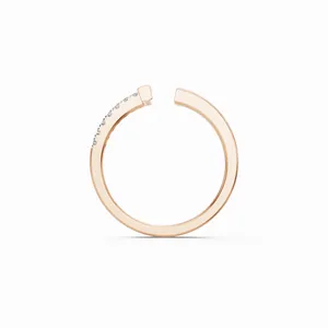 แหวนเพชรเพาะเลี้ยง Sleek Harmony ดีไซน์หรูหรา ทองคำชมพู 18K ประดับเพชรทรงบริลเลียนต์ 11 เม็ด รับรองโดย IGI ความใส VVS - Product Image 3