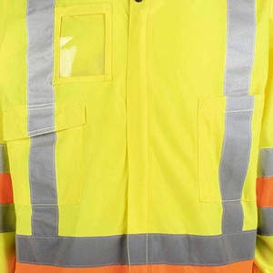 Chaquetas unisex de trabajo con cuello polo, manga larga, reflectantes, con bolsillos grandes, último diseño, recién llegadas. - Product Image 5
