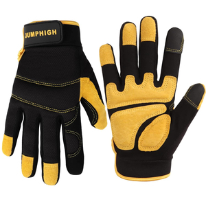 Guantes de Trabajo de Cuero Vantrex Industries para Mecánicos, Trabajo Pesado, Seguridad Industrial, Soldadura, Jardinería y Conducción - Product Image 1