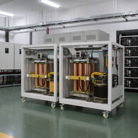 Stabilisateur de tension triphasé 450 KVA (modèle SBW-450kVA) SVC AC LED, efficacité 98 %, construction en cuivre, usage industriel intensif