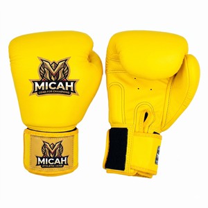 Guantes de Boxeo Personalizados con Logotipo de Marca, de Piel Sintética PU, Ligeros, de Dedo Completo, Grado Profesional, para Entrenamiento y Sparring, con Cierre de Gancho y Bucle - Product Image 1