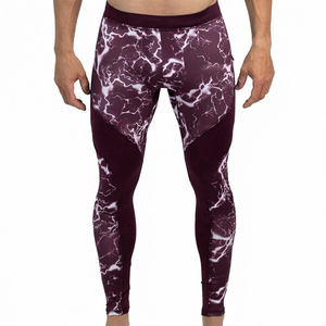<b>Mens</b> Running Leggings <b>Compression</b> Workout <b>Tights</b> High Stretch Breathable Moisture Wicking Lightweight Gym Fitness Training - Product Image 5
