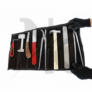 Kit de Herrador Avanzado de 8 Piezas, Juego de Herramientas de Acero Forjado de Alta Resistencia, Alicates de Boca Ancha, Cuchillas de Bucle para Productos Veterinarios Equinos - Product Image 3