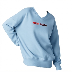 Sweat-shirt unisexe surdimensionné à col rond, épais et décontracté pour l'hiver, coupe carrée, couleur unie, sans capuche, avec poche latérale, personnalisable, style streetwear - Product Image 5