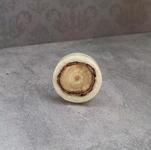 Natural Wood Resin Eco-Friendly Decoupage Drawer Knob Handcrafted Cabinet Pull Resin <b>Wardrobe</b> Knob Decorative Furniture Door - Product Image 6