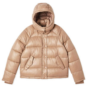 Women Solid Pattern Bubble <b>Jacket</b> for Sale / 100% Polyester Material Made Puffer <b>Jacket</b> Customized Design - Product Image 1