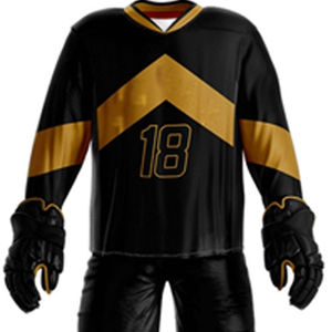 Uniforme de Hockey sobre Hielo Unisex de Alto Rendimiento, Poliéster de Secado Rápido, Tejido Transpirable, Ropa Deportiva Personalizada para Adultos - Product Image 5