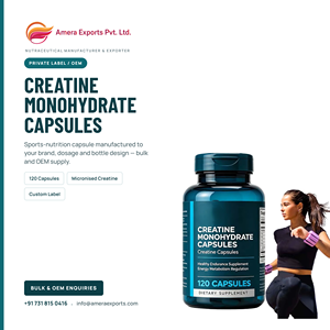 Capsules de créatine monohydrate en marque privée OEM, complément nutritionnel sportif, 120 capsules, approvisionnement en vrac - Product Image 6