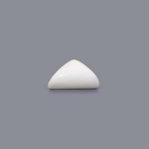 Natural White Coral Oval Cabochon 10.9 Carat Certified Wholesale Gemstone - Product Image 3