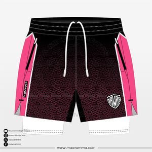 Shorts de boxe MMA personnalisés pour hommes, shorts d'entraînement athlétiques 2 en 1, respirants, à séchage rapide, avec compression interne - Product Image 5