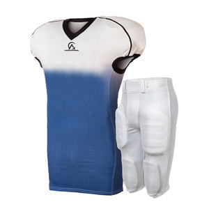 Ensemble d'uniformes de football américain en polyester de haute qualité, conçu pour les entraînements, les compétitions et les matchs des équipes - Product Image 1