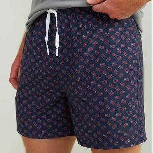 Pantalones Cortos de Playa para Hombre, Modelo Reciente, Estampados en Serigrafía, Cintura Elástica Media, Casuales, Logotipo Personalizado, 100% Poliéster, Transpirables, Antibacterianos - Product Image 1