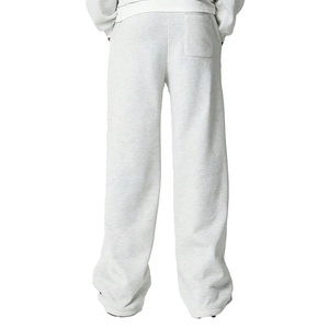 Conjunto Deportivo Personalizado para Hombre, Gris, con Cierre, Pantalones Anchos y Sudadera con Capucha, Logotipo Bordado, Ropa Deportiva Casual - Product Image 6