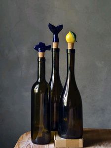 Tapón de Botella de Vino de Cerámica al por Mayor, Sellador de Corcho Decorativo Hecho a Mano, Regalo Promocional con Logotipo Personalizado para Marcas de Vino y Restaurantes - Product Image 6