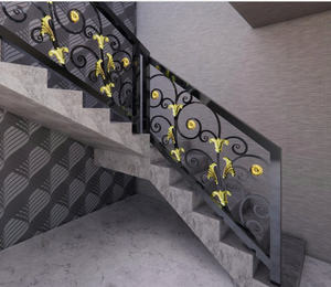 Rampe de balcon moderne en acier inoxydable et en fer forgé de haute qualité avec un design élégant pour une protection sûre du balcon extérieur - Product Image 6