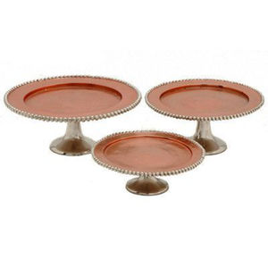 Base Redonda de Metal Martillado con Acabado de Cobre Premium para Exhibición de Pasteles y Postres, Ideal para Fiestas de Cumpleaños y Decoración del Hogar, Precio Bajo - Product Image 2