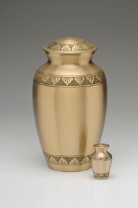 Urnes en cuivre écologiques modernes faites à la main |   Plusieurs tailles et couvercles sécurisés |   Urne commémorative décorative haut de gamme - Product Image 5