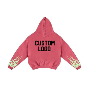 Conjunto Deportivo Unisex de Último Diseño, Hecho a Medida, 100% Algodón Grueso, Sudadera Corta con Estampado y Pantalones - Product Image 2