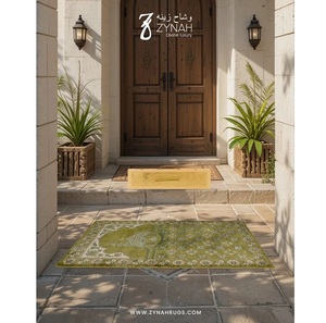 Alfombra de Oración Islámica de Viscosa de Alta Densidad Silent Grace, Duradera, para el Hogar y la Mezquita, Disponible para la Venta al Por Mayor - Product Image 3