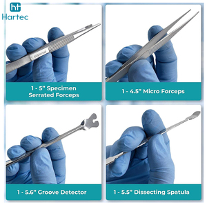 Kit de dissection avancé de 17 pièces, outils en acier inoxydable de qualité supérieure pour étudiants en médecine, instruments chirurgicaux de dissection - Product Image 4