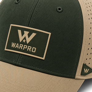 WARPRO <b>Snapback</b> <b>Cap</b> 6-Panel Adjustable Fitted Mesh Baseball Hat Breathable Outdoor Casual Unisex Adult Solid Color Front Logo - Product Image 4