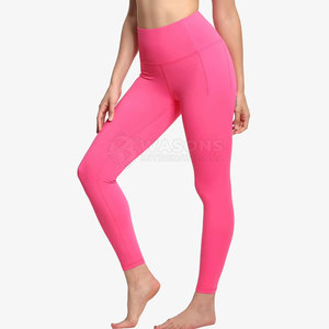 High Quality Best Selling Women <b>Leggings</b> High Waist Full Length Gym Workout Casual Breathable Quick Dry Spandex/<b>Nylon</b> Custom - Product Image 4