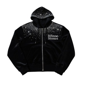 Luxury Hot Sale Custom Crystal Hoodie Rihne Stones Hoodies <b>Zip</b> <b>up</b> with Rhinestones Sweatshirts Premium Hoodies for Men - Product Image 1