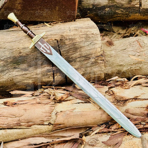 Épée réplique Anaklusmos de Percy Jackson en acier inoxydable, fabriquée à la main, Xiphos grec, épée de fantaisie, trident, couteau de camping - Product Image 5