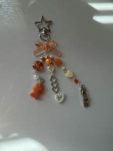 Fashion Embroidery Beaded Keychain Handmade Beaded <b>Bag</b> <b>Charm</b> for Women - Product Image 3