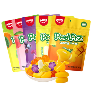 AMOSS Peelerzz Caramelos de Goma Pelables con Sabor a Mango 6oz 170g Hechos con Jugo de Fruta Real, Ganador del Premio al Sabor Superior 2024, Venta al por Mayor - Product Image 2