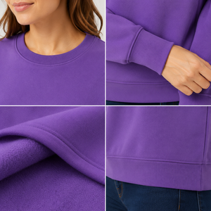 Sweat-shirt femme tendance, vêtement de tous les jours, mélange de coton doux, chaud, léger, coupe décontractée, style moderne, vêtements confortables - Product Image 5
