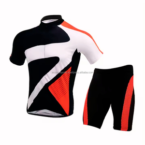 Traje de Ciclismo de media manga de calidad superior personalizado al por mayor, transpirable, cómodo, duradero, estilo de conjunto de uniforme de ciclismo profesional - Product Image 2