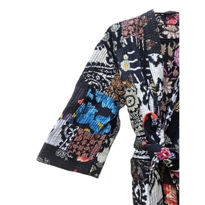 Indio hecho a mano vintage algodón patchwork kantha kimono bata mujer prendas de vestir ropa de dormir ropa de casa algodón suave ajuste cómodo - Product Image 2