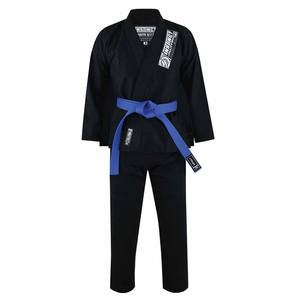 Nuevo Diseño de Fabricante OEM, Kimono de Polialgodón Negro para Jiu Jitsu, Uniforme 2.0 con Logotipo Personalizado para Jóvenes y Mujeres, Conjuntos de Karate - Product Image 2