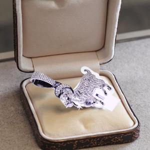 Pendentif GOAT Hip Hop en Argent Sterling 925 avec Moissanite Bling pour Charms Unisexe Certifiés en Gros - Product Image 3