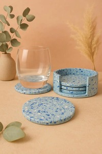 Handmade High Quality Classic Square Eco-Friendly Resin <b>Coasters</b> <b>for</b> <b>Drinks</b> Handcrafted From India - Product Image 3