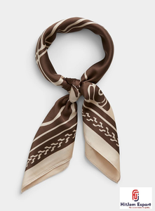 High Quality Printed Short <b>Scarf</b> Fabric OEM ODM Private Label Textile Manufacturer Custom Fashion Products Export - Product Image 6