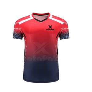 Custom Tennis Uniform Set 100% Polyester High Quality Breathable Lightweight Fabric Suitable for Teams Training - Product Image 2