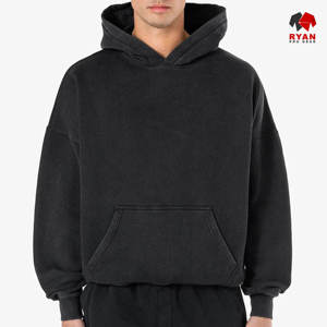 Sudadera con Capucha para Hombre Ryan Pro Gear con Logotipo Personalizado en la Parte Delantera, 100% Algodón Felpa, Transpirable, Corte Regular, Especial de Invierno - Product Image 3