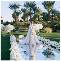 Wedding Carpet Runner Silver Mirror Carpet Mirror Wedding Carpet Runway Rug for Wedding