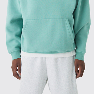 Sudaderas con Capucha Básicas para Hombre, Mezcla de Algodón, Estilo Urbano, Manga Larga, Diseño Holgado, Invierno, Impresión Digital Personalizada - Product Image 4