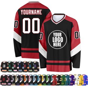 Maillot de hockey sur glace personnalisé en polyester 100 % maille, le plus populaire pour les équipes de hockey - Product Image 1