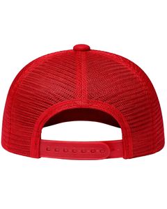 Gorra de Béisbol Trucker Roja Personalizada, con Malla Transpirable en la Parte Trasera, Ajustable con Broche, Lisa, con Logotipo Personalizado, Informal para Exteriores - Product Image 4