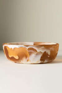 Bol décoratif en résine artisanale – Bol design unique pour table basse, console et étagère - Product Image 2