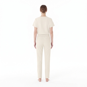 Tenue médicale pour femme à jambes larges, haut extensible à col en V, uniforme d'infirmière, vêtements de travail pour hôpital et soins de santé - Product Image 6